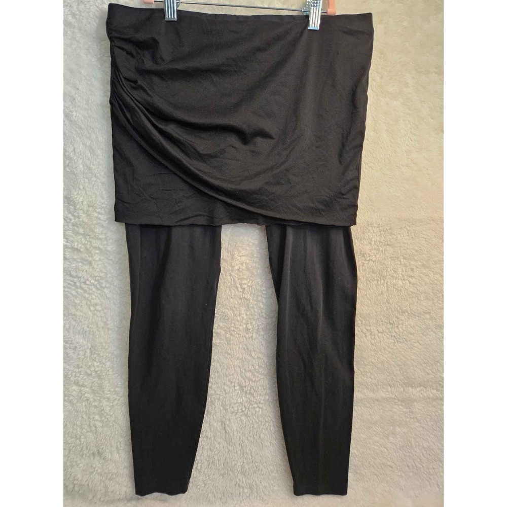 Cabi 3399 Black Crossover Skirted M'Leggings Sz M Women Balletcore #562